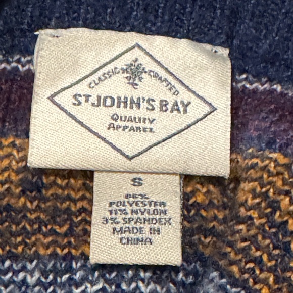 St.John’s Bay Button Back Super Soft Floral Knit Sweater- size S - Picture 9 of 9